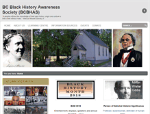 Tablet Screenshot of bcblackhistory.ca